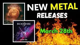New heavy metal & hard rock releases for March 28th, 2025!