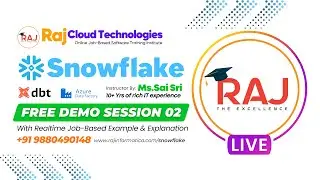 Snowflake+DBT+ADF+SQL  Demo-2 Online Job-Based Training-SaiSri 10+ years of exp from RajcloudTech