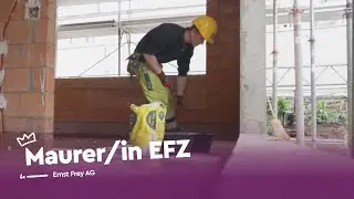 Mit Stein und Mörtel: Maurer/in EFZ - Ernst Frey AG | Lehrstellenvideo | Yousty