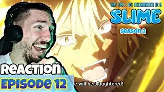 That Time I Got Reincarnated As A Slime Season 2 Episode 12 | Veldora is FREE | Reaction
