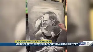 Nebraska artist creates piece capturing Husker history