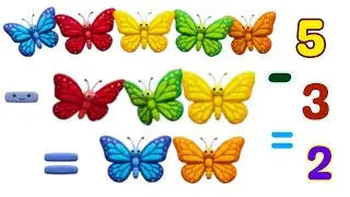 Learn Basic Subtraction for Kids | Fun & Easy Math Lesson for Kindergarten & 1st Grade | Kids Math