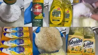ASMR SUDSY LEMON SPONGE SQUEEZING 🍋✨