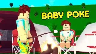 So Baby Poke and I Went Camping.. (Roblox)