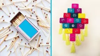 WOW! Innovative Idea of Matchbox | Waste Matchbox reuse idea | Wall Hanging idea