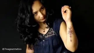She got her first Tattoo and it is Beautiful - Tattoo Nepal | By Prasant  @7magnumtattoo