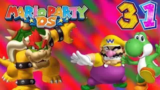 Mario Party DS (Nintendo DS / Wii U VC) - Episode 31 - Free Play (2-vs-2) (Minigame Mode)