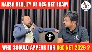 Harsh Reality of UCG NET exam | Who should appear for UGC NET 2026?