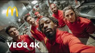 McDonald's AI commercial. VEO3. 4K