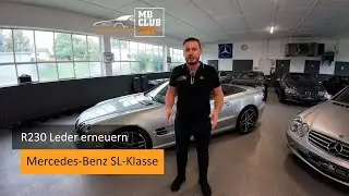 SL R230 Leder erneuern anfertigen Reparatur Sitzkissen Luftkissen SL350 SL500 SL600 SL55 SL63 SL65