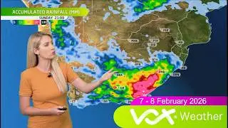 7&ndash;8 февраля 2026 г. | Прогноз погоды Vox предоставлен компанией Momentum Insure.