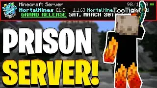*BEST* START ON NEW OP PRISON SERVER! BEST PRISON SERVER 2021! (Mortal Mines Prisons)