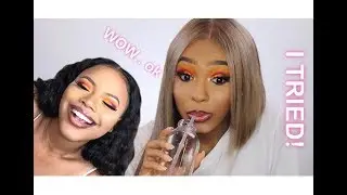 I TRIED FOLLOWING NATURALLY SUNNY MAKEUP TUTORIAL.. yikes