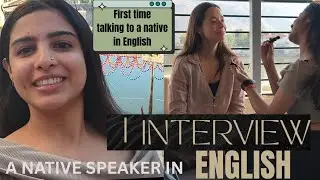 I Interview A Native Speaker In English.First Time Talking to a Native in English.#native #interview