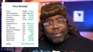 I SPENT ALL OF BILL GATES 103 BILLION DOLLARS IN 6 MIN AND 32 SECONDS  ..