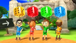 Wii Party Board Game Island 168 - OldbieGaming Vs Jinna Vs MrBean Vs Asami