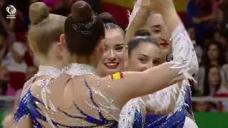 Spain - 2024 European Champions, 3 ribbons and 2 balls