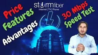 Storm Fiber 30 Mbps features price and Speed Test in Multan City