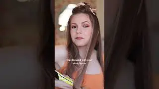 Как имитировать выпадение волос с помощью утюжка для выпрямления!