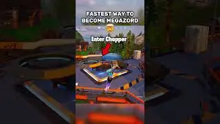 FASTEST WAY TO BECOME MEGAZORD IN FORTNITE 🤯 #shorts #fortnite