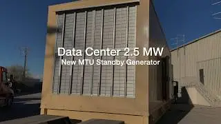 Data Center 2.5MW Standby Generator Install Utah