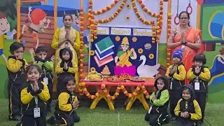 Maa Saraswati Pujan #vasantpanchami #spring #season #celebration #kidsvideo #school 