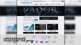 InsideUnivers Web Design - Speed Art