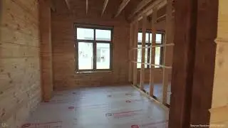 Prefabricated Glulam Wooden Log Home | Exterior and interior view