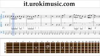 Corso di Ukulele Melodia Dua Lipa - New Rules Tablature Tab Parte#2 um-i276