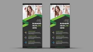 How to Create a Roll Up Banner Design - Photoshop Tutorial