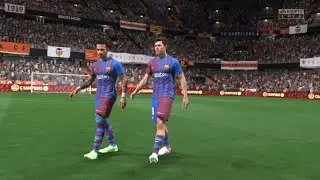 FIFA 22 PS5 - VALENCIA vs FC BARCELONA - 4K60FPS NEXT-GEN GAMEPLAY