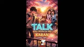 Talk (Kya Chupa Tai Ho) 💗 | Kar.ter | Lyrics by Karan | Lost#emotionalsong #music #karter #newmusic