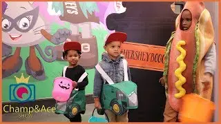 Got The Worlds Biggest Candy For Halloween!! | CHAMP and ACE