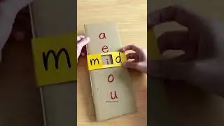 Make this CVC Word Slider Board to help children practice blending and reading CVC words! 📝✨