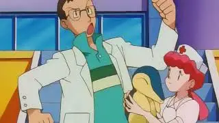 Pokemon//Misty acaricia a cindaquil y el prof Elm habla del prof Oak
