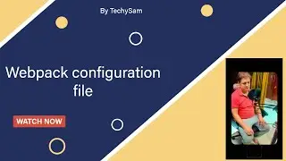 Webpack Config File settings for module bundling and to configure micro front end architecture