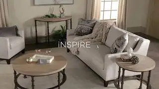 Nori Dark Brown Finish Coffee End Sofa Tables by iNSPIRE Q Artisan