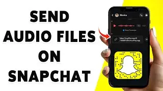 How To Send Audio Files On Snapchat 2024 | Snapchat App Messaging Tips