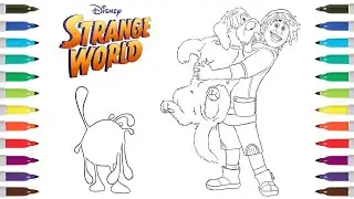 Disney's Strange World Coloring Pages | Ethan Clade, Legend, Splat | Syntact - Ego [NCS Release]