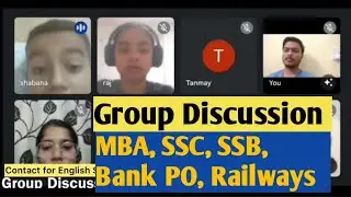 Real Group Discussion: for MBA, SSC, SSB, Bank PO, Railways Real Group Discussion and interview AV