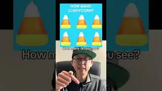 How many candy corn you see? #brainteasers #viralvideo