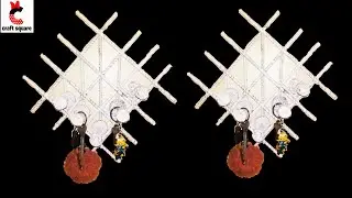 DIY-how to make a newspaper craft idea/newspaper key holder craft idea/best use of old newspaper