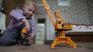 Crane with remote control  : Кран с управлением