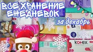 Все хранение ежедневок🐬✨//за декабрь❄️//Кристина❤️🌠