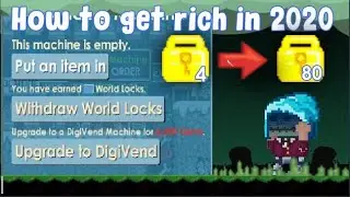 HOW TO GET RICH IN GROWTOPIA 2020 !! | Growtopia
