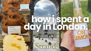 【london life vlog🇬🇧】eng)ロンドンおすすめカフェベーカリー/穴場なストランドエリア/CUTE展/グローバルなハローキティちゃん/テムズ川ボート