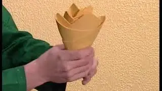 Нанесение декоративной штукатурки салфеткой. Kreos Oikos.