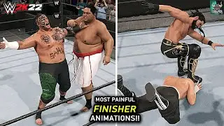 WWE 2K22: 10 Most Painful Finisher Animations!