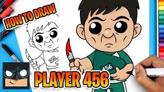 How to Draw Player 456 | Squid Game