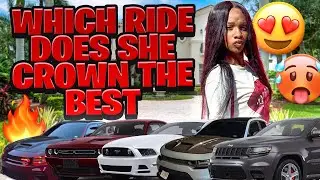 BATTLE OF THE CARS WHICH RIDE DOES SHE CROWN THE BEST 🔥🔥‼️